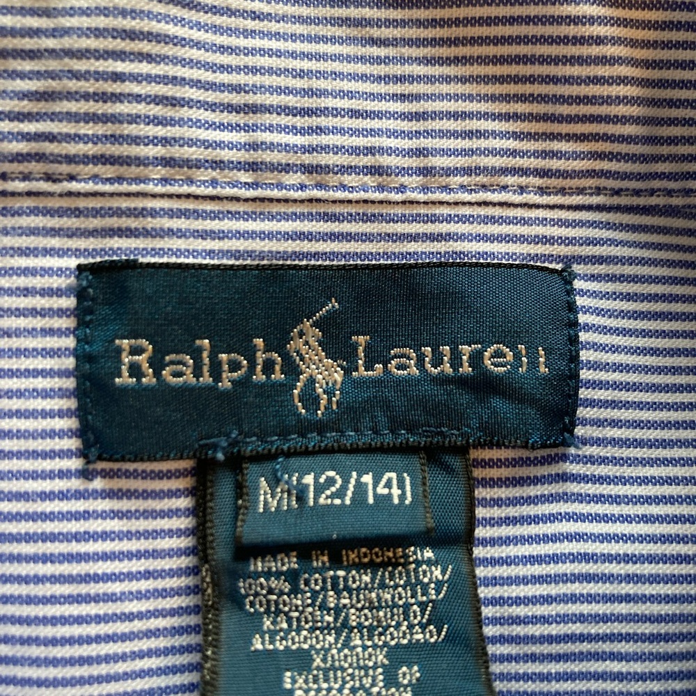 Classic micro stripe button down - Picture 2 of 2